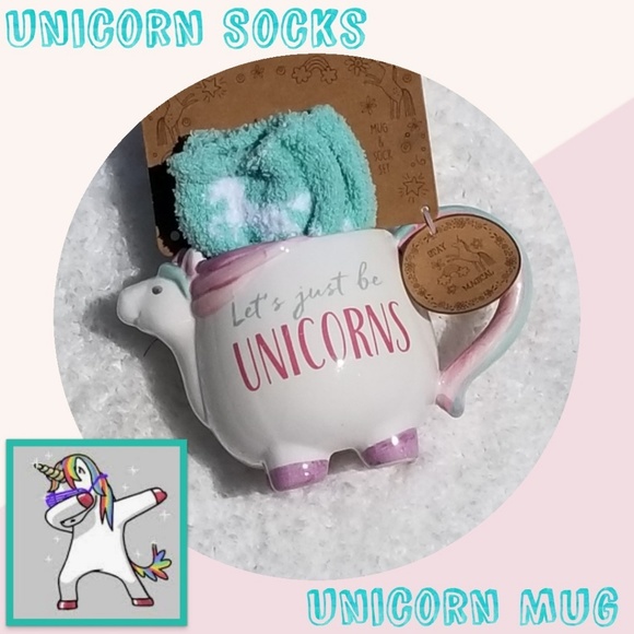 🦄 Unicorn Mug & Socks 🌈 - Picture 2 of 5